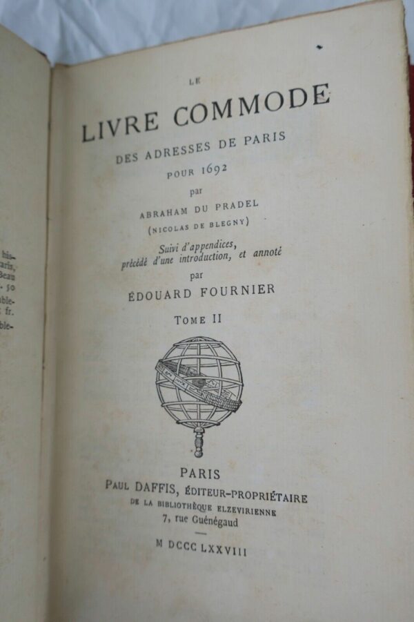 Paris Livre commode des adresses de Paris pour 1692 – Image 5