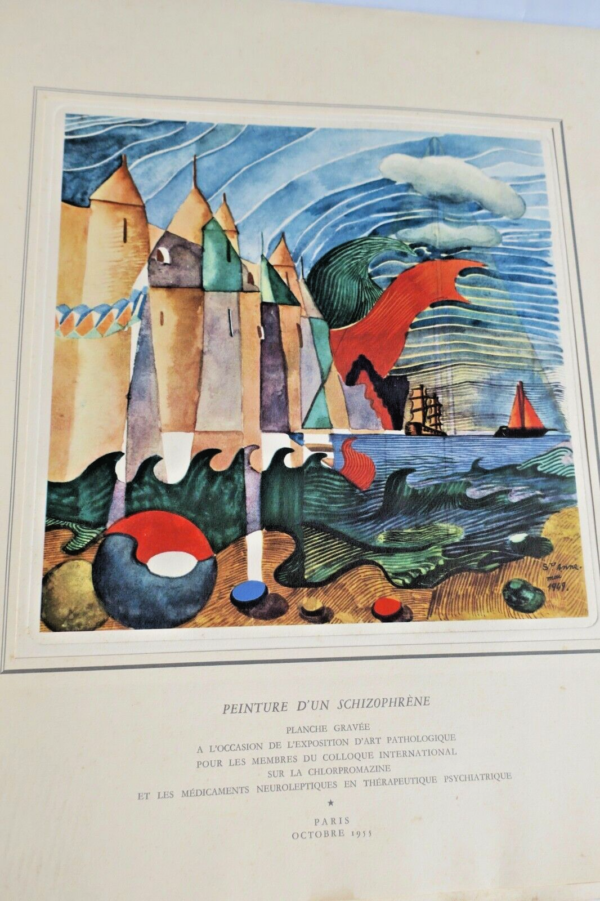 Peinture d'un schizophrène 1955