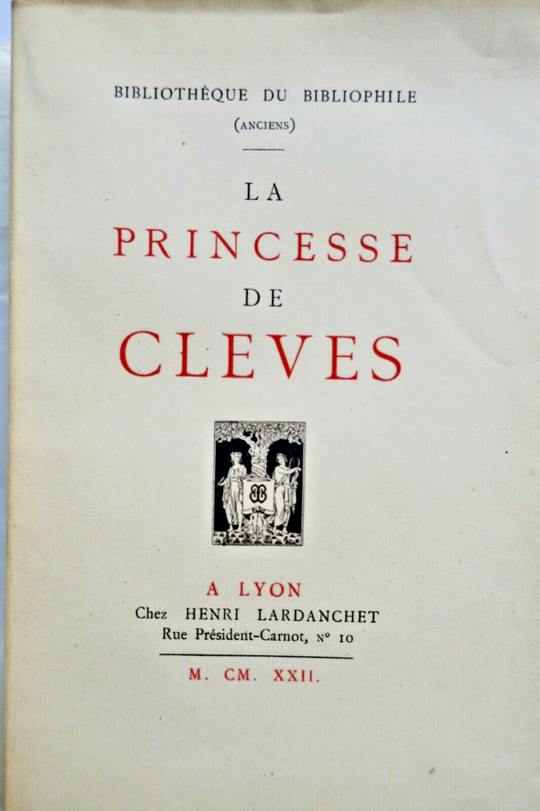 Princesse de Cleves HC Lardanchet 1922 – Image 3