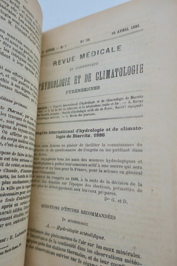 Pyrénée Revue médicale et scientifique d'hydrologie & de climatologie pyrénéenne – Image 6