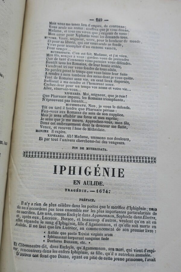 RACINE J. Oeuvres de J. Racine 1855 – Image 5