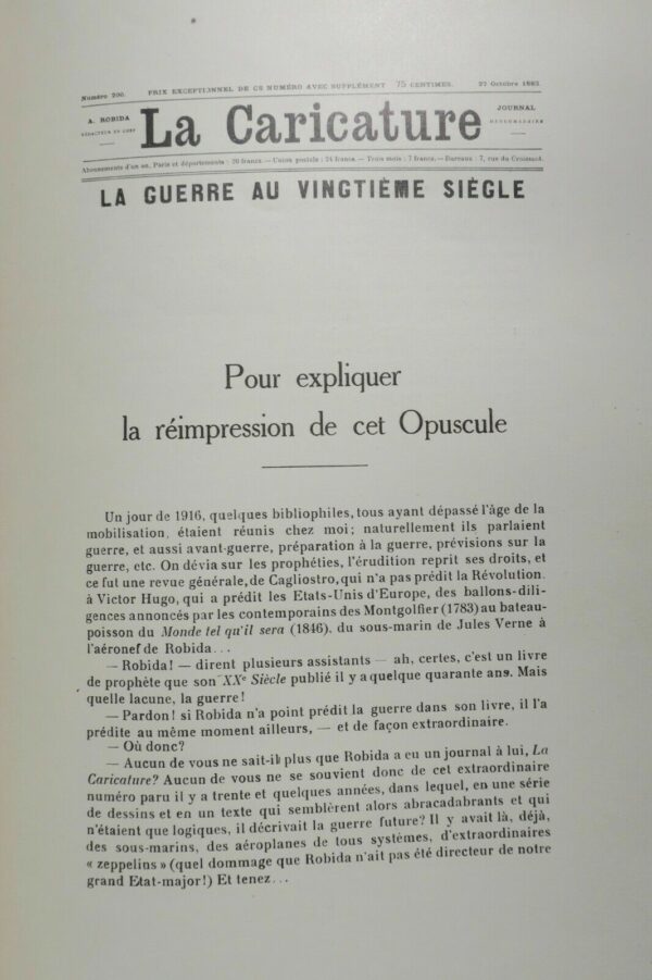 ROBIDA  BERALDI UN CARICATURISTE PROPHETE, La Guerre telle qu'elle est prévue – Image 6