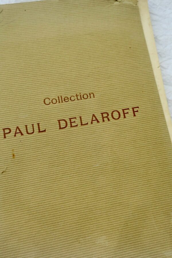 RUSSIE Collection Paul Delaroff - Catalogue Des Tableaux Anciens 1914