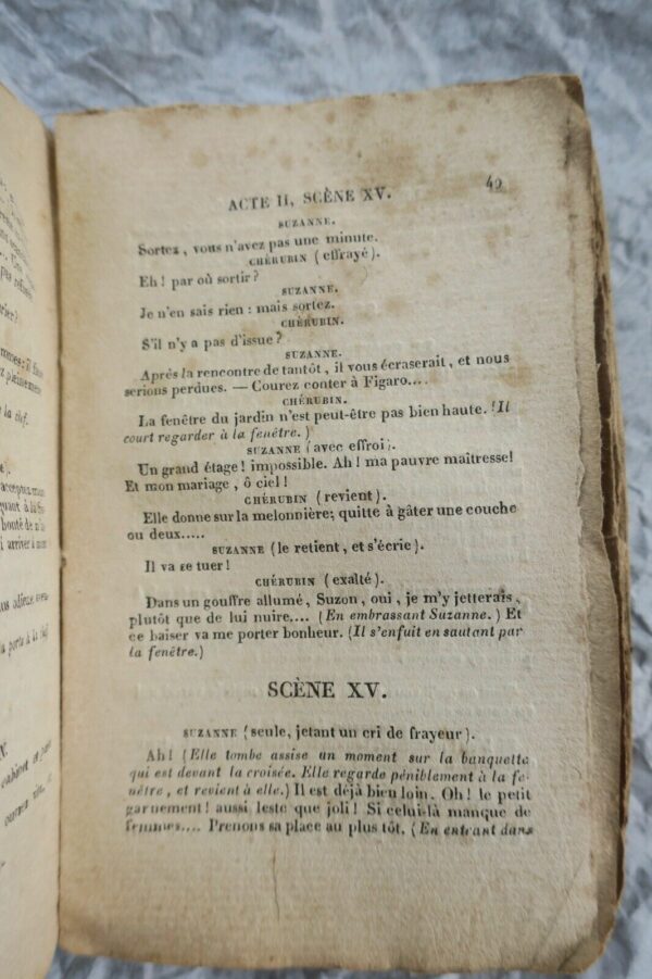 Répertoire populaire du Théâtre-Français mariage de Figaro 1826 MINI – Image 3