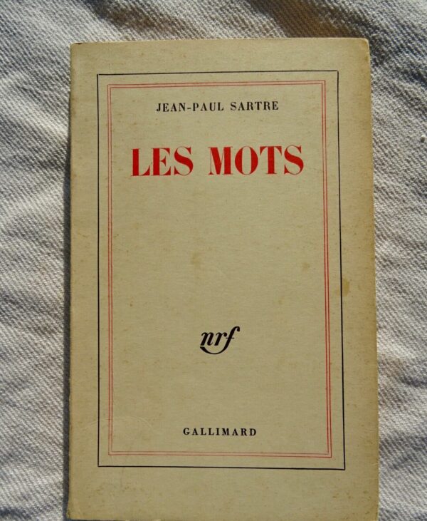 SARTRE (Jean-Paul) Les Mots Paris, Gallimard, 1964 EO