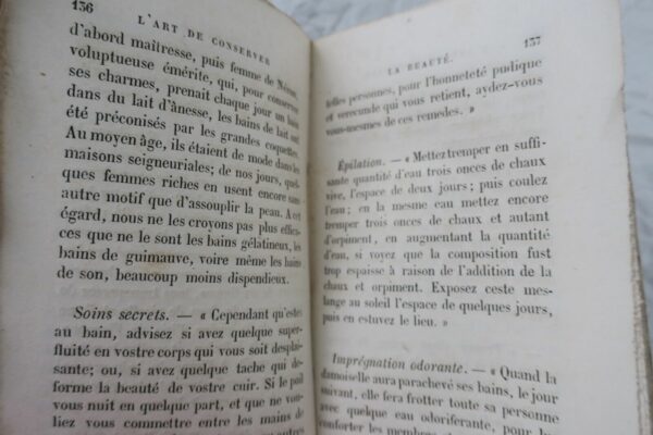 SECRETS DE NOS PERES, L'ART DE CONSERVER LA BEAUTE 1858 – Image 4