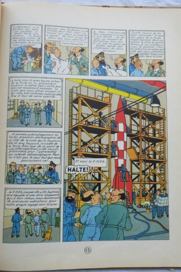 TINTIN HERGE Tintin OBJECTIF LUNE – Image 8