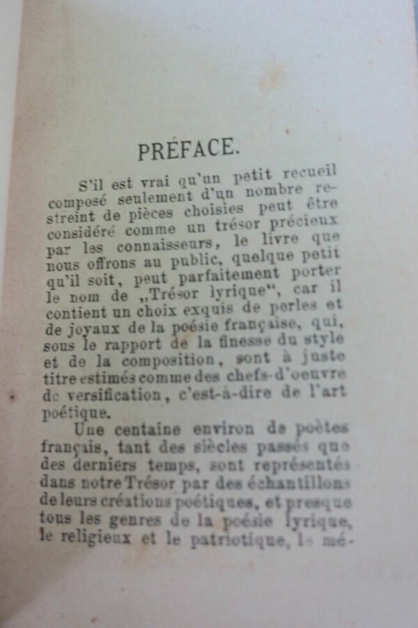 Trésor Lyrique ou Recueil Choisi de Poésies Francaises 65 x 95 mm. – Image 7