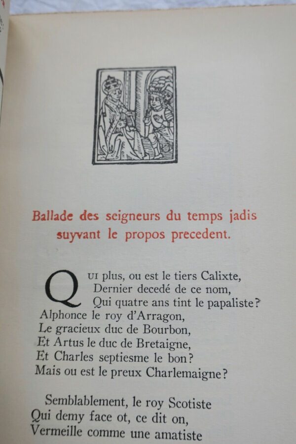 Villon Françoys Les oeuvres de Françoys Villon de Paris contenant Les Lais... – Image 6