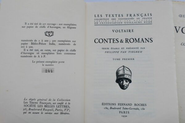 Voltaire. Contes & Romans sur biblio-pelure India – Image 3