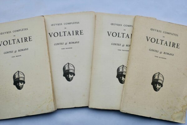 Voltaire. Contes & Romans sur biblio-pelure India