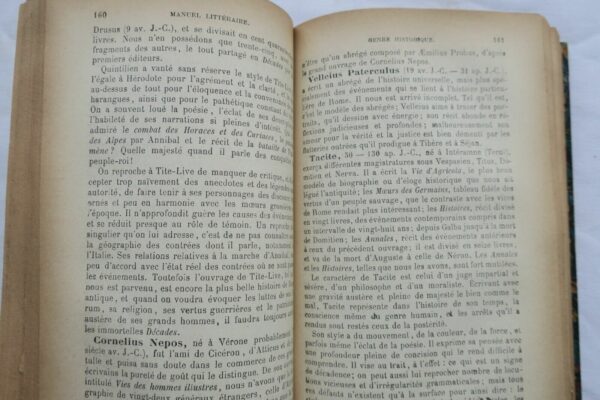 brevet Manuel littéraire cours de littérature 1886 – Image 7