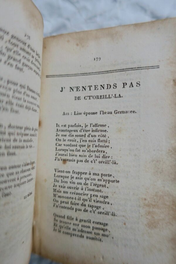 chanson supplément à la nouvelle anthologie ou choix de chansons  1827 – Image 7