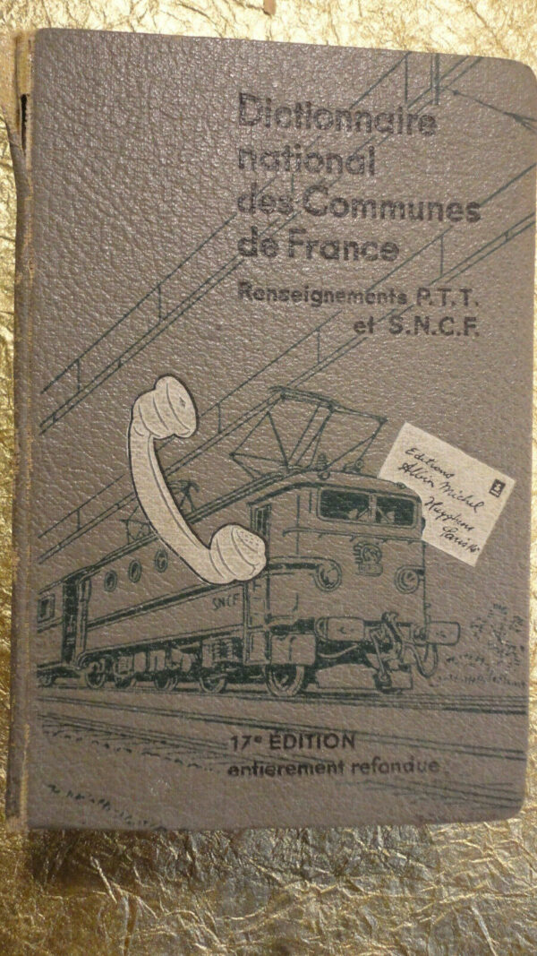 commune  DICTIONNAIRE NATIONAL DES COMMUNES DE FRANCE 1959