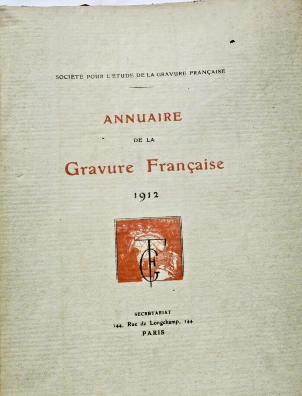 gravure Annuaire de la Gravure 1912 ex. sur Japon – Image 3