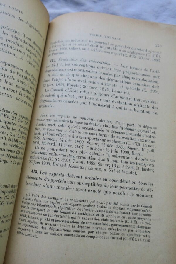 voirie Traité pratique de la voirie vicinale, rurale et urbaine 1911 – Image 4