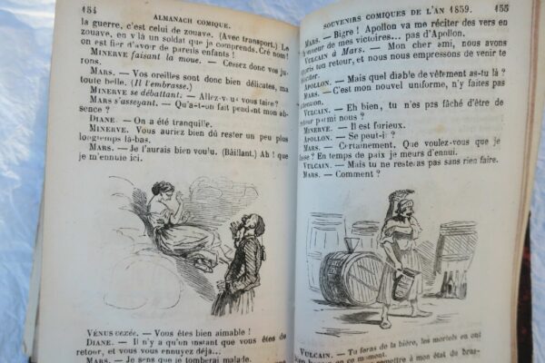 Almanach Comique Pittoresque Drolatique Critique et Charivarique 1858,1859, 1860 – Image 8