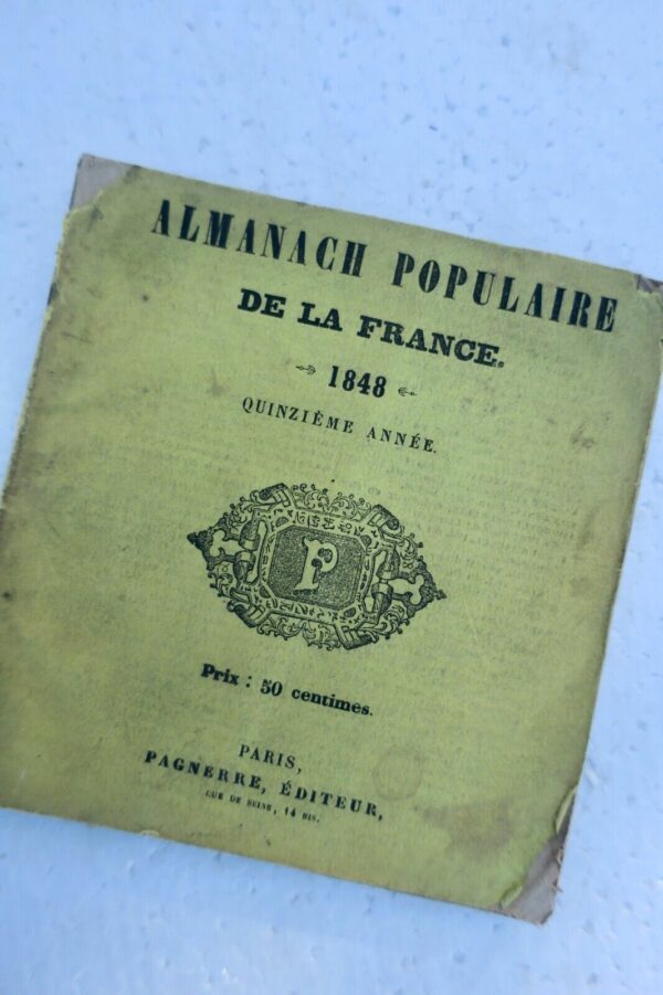 Almanach Populaire de la France 1848