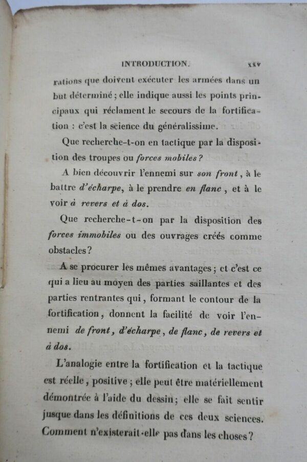 Armée Cours élémentaire de fortification 1833 – Image 6