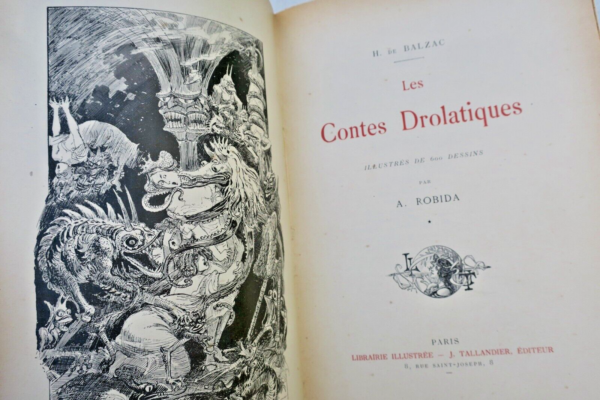 BALZAC Les Contes Drolatiques. Illustrés de 600 dessins par A. Robida – Image 14