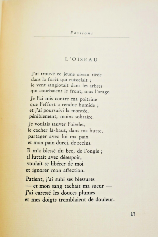 BLANC PASSIONS. Poèmes 1934 – Image 6