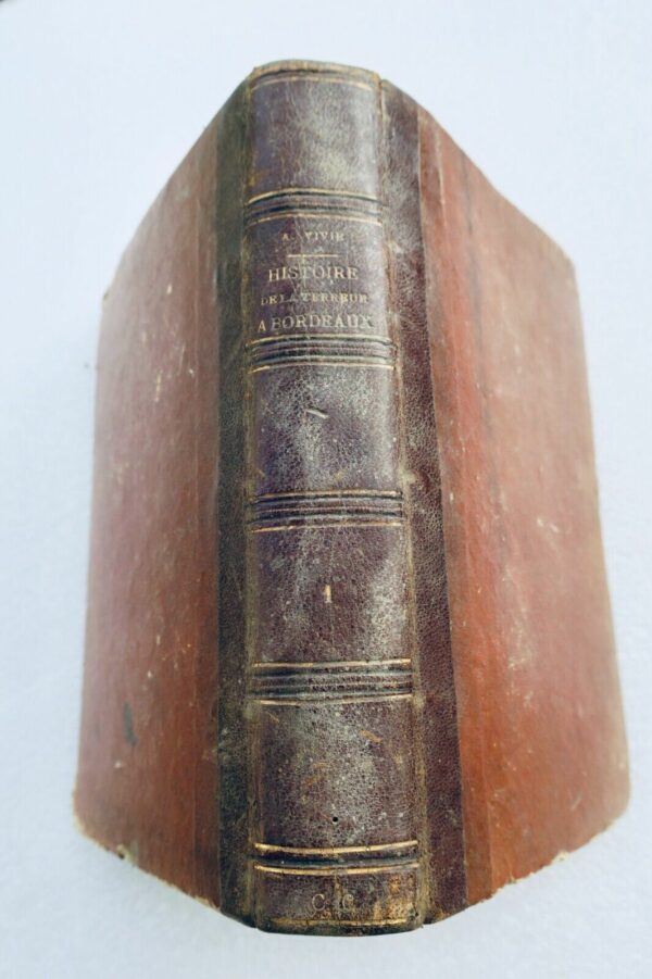 BORDEAUX VIVIE (Aurélien). Histoire de la Terreur à Bordeaux 1877