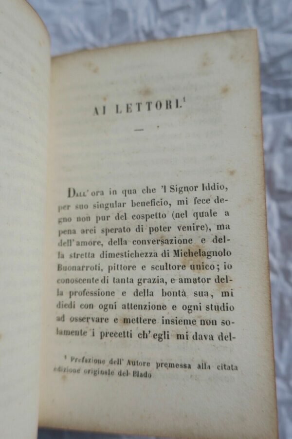 BUONARROTI Rime e lettere. Precedute dalla Vita scritta da Condivi mini book – Image 4