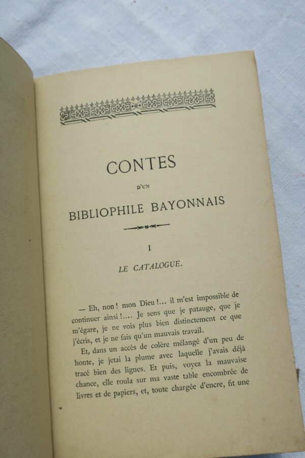 Bayonne contes d'un bibliophile bayonnais 1891 – Image 5