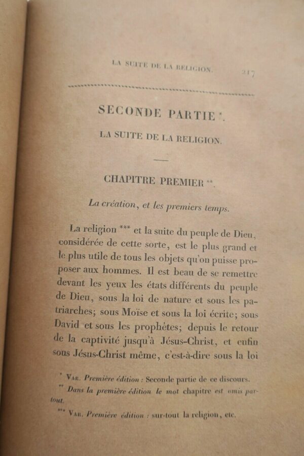 Bossuet Discours sur l'histoire universelle 1825 – Image 5