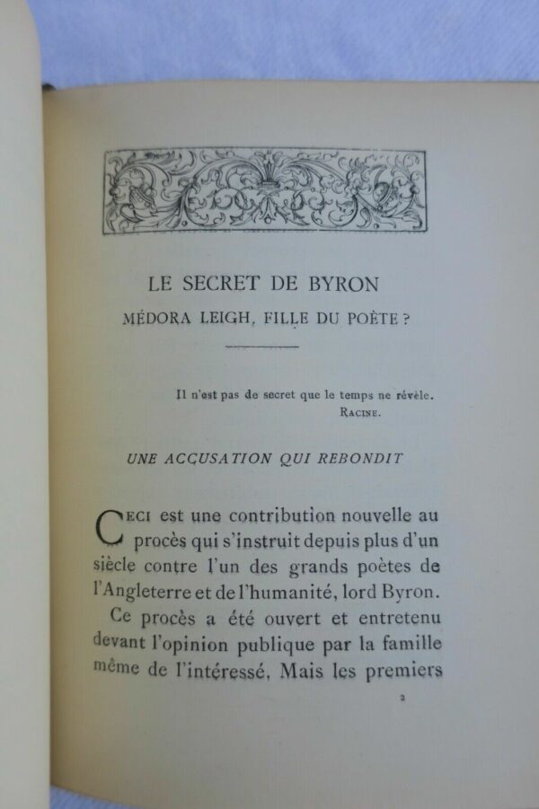 Byron VIVIE de REGIE secret de Byron 1927 – Image 7