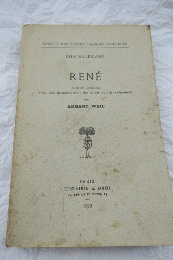 CHATEAUBRIAND RENE 1935