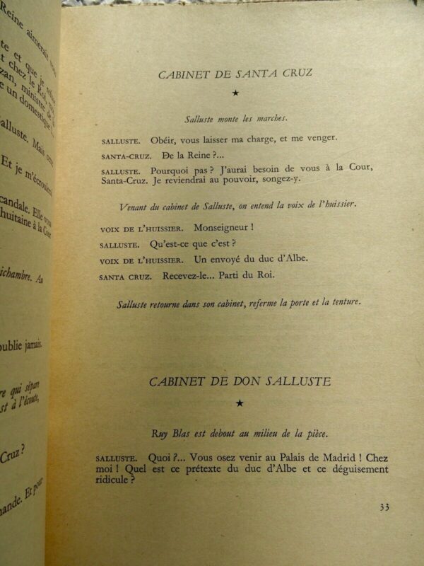 COCTEAU (Jean). Ruy Blas, adapté pour l'écran par Jean Cocteau – Image 3