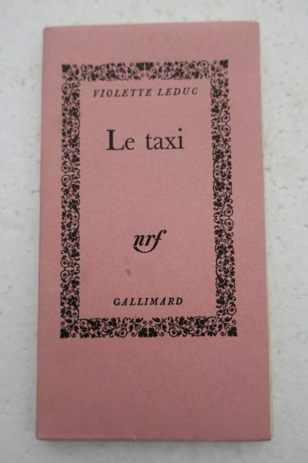 CURIOSA EROTIQUE LEDUC (Violette). Le Taxi