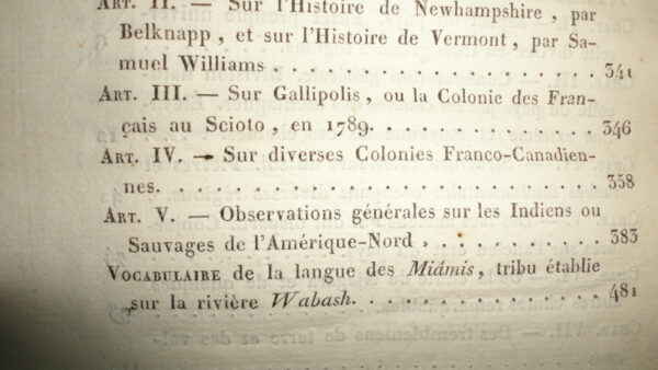 Cabanis Du degre de certitude de la médecine 1819 + rares articles de Volney U.S – Image 7