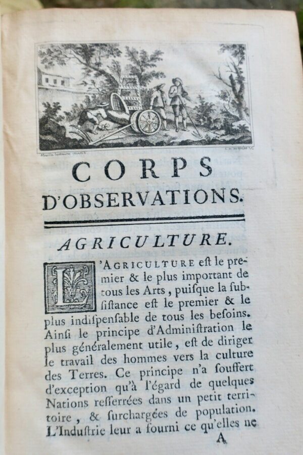 Corps d'observations de la Société d'agriculture, de Commerce et des Arts 1772 – Image 7