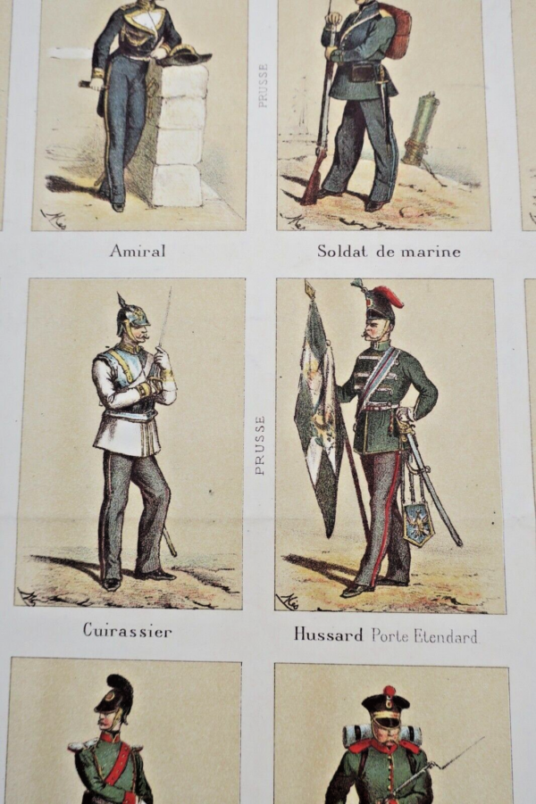 Costumes des armées allemandes 56 x 70 cm – Image 6