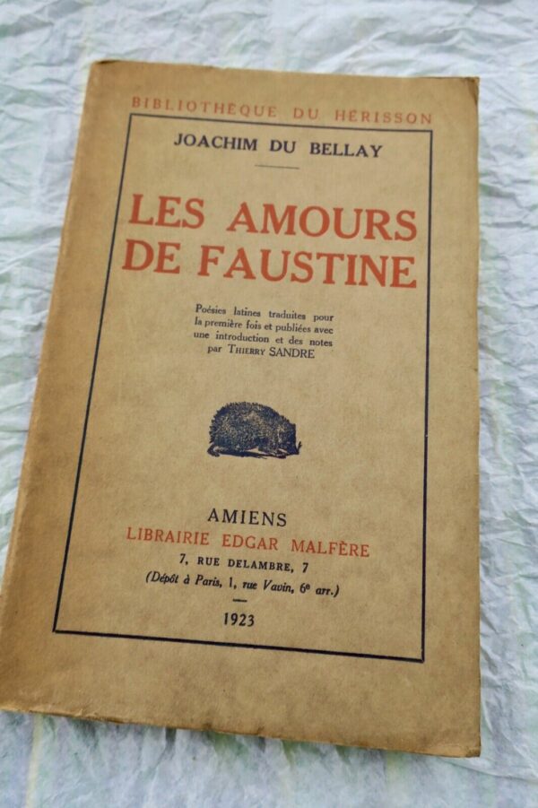 DU BELLAY Joachim Les Amours de Faustine – Image 3