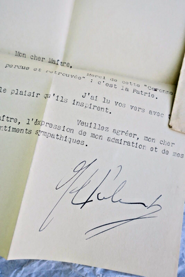 De Gaulle gouvernement provisoire lettre signée 10 /11/1945 – Image 4