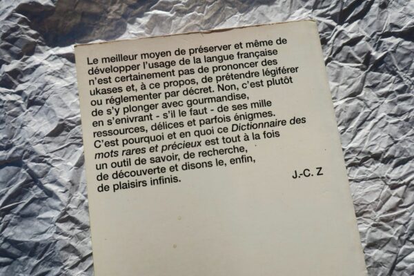 Dictionnaire des mots rares et précieux – Image 3