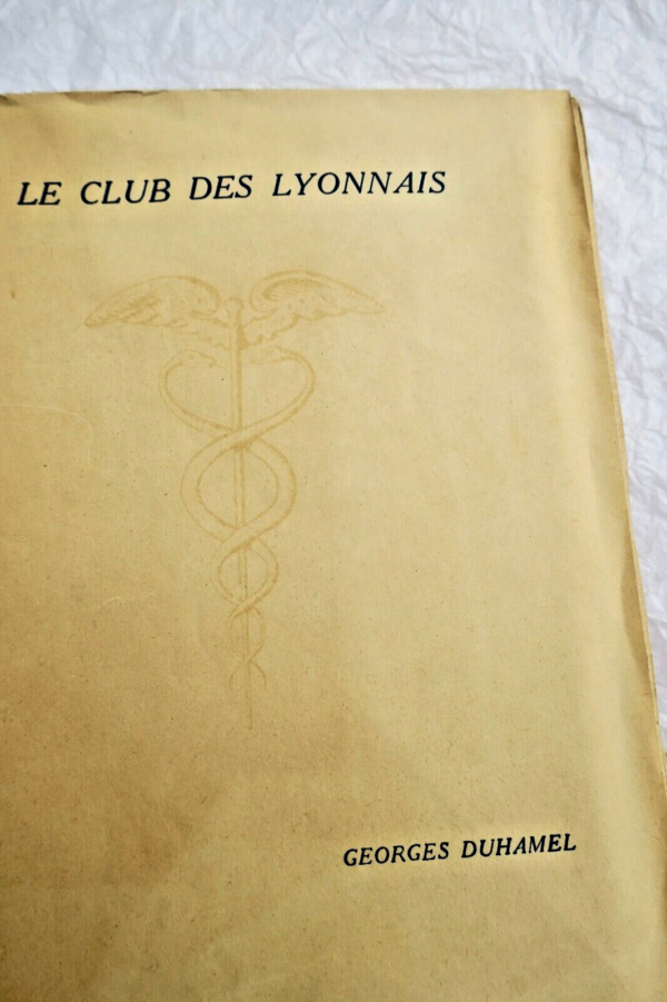 Duhamel Georges Le club des Lyonnais EO 1929