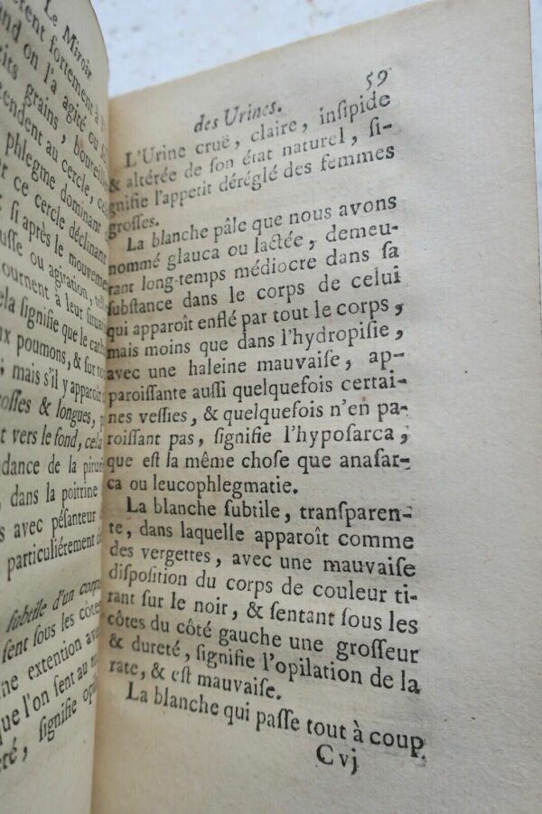 EROTIQUE LE MIROIR DES URINES PAR LESQUELLES ON VOIT & CONNOIT ...1762 – Image 6