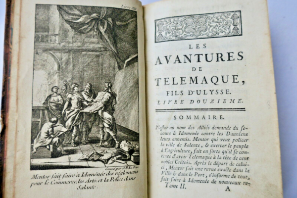 FÉNÉLON Les Avantures de Télémaque 1755 – Image 11