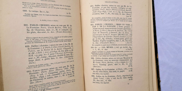 FONTAINE Catalogue de livres anciens et modernes rares et curieux 1878-1879 – Image 10