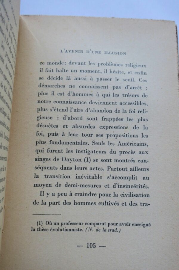 FREUD Sigmund L'Avenir d'une illusion S.P. + dédicace – Image 4