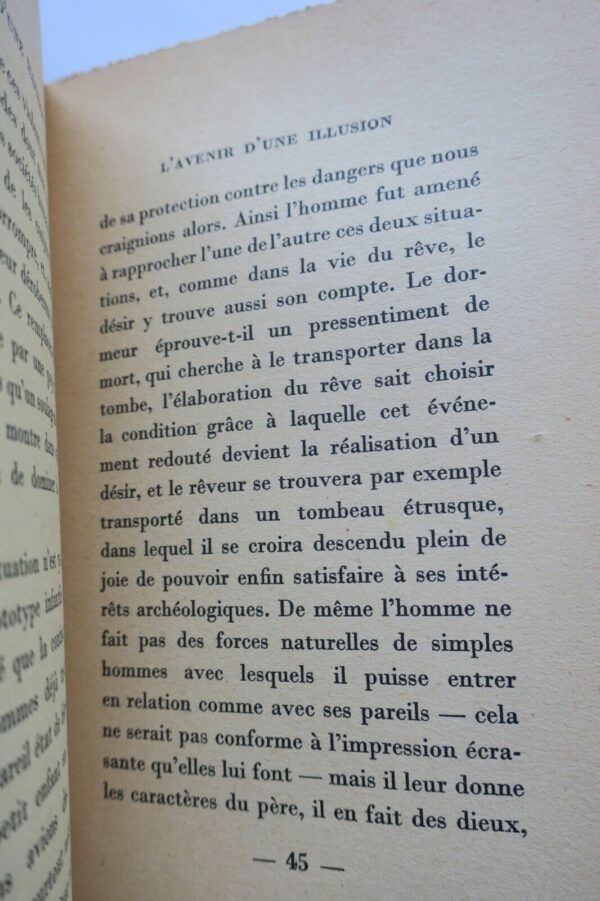 FREUD Sigmund L'Avenir d'une illusion S.P. + dédicace – Image 5