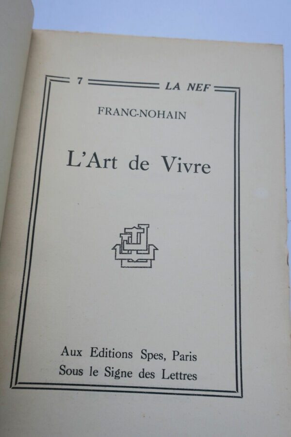 Franc-Nohain L'Art de Vivre +  envoi d'auteur – Image 8