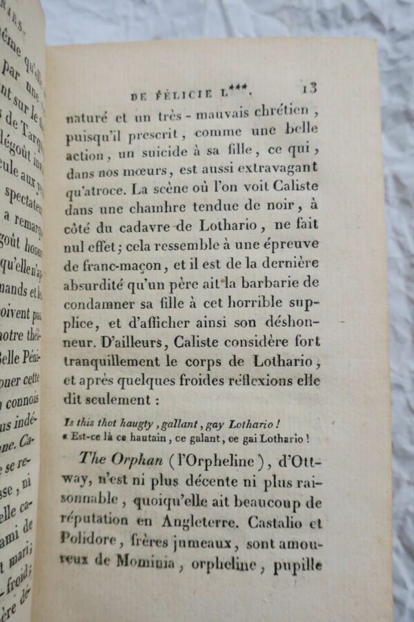 GENLIS SOUVENIRS DE FELICIE L*** Suite des souvenirs 1807 – Image 8