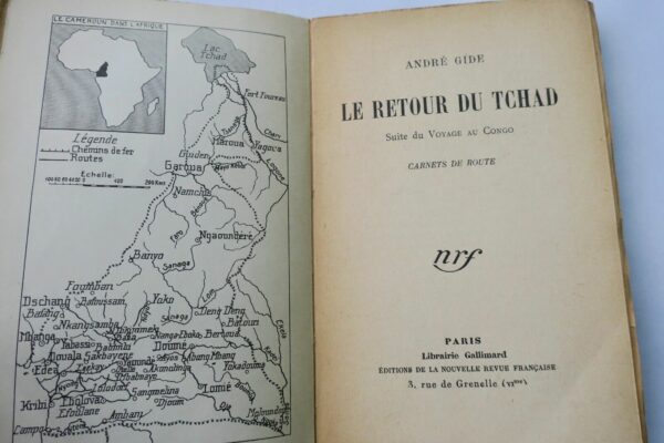 GIDE (André) Le Retour du Tchad Paris, Gallimard, 1928 + dédicace – Image 7