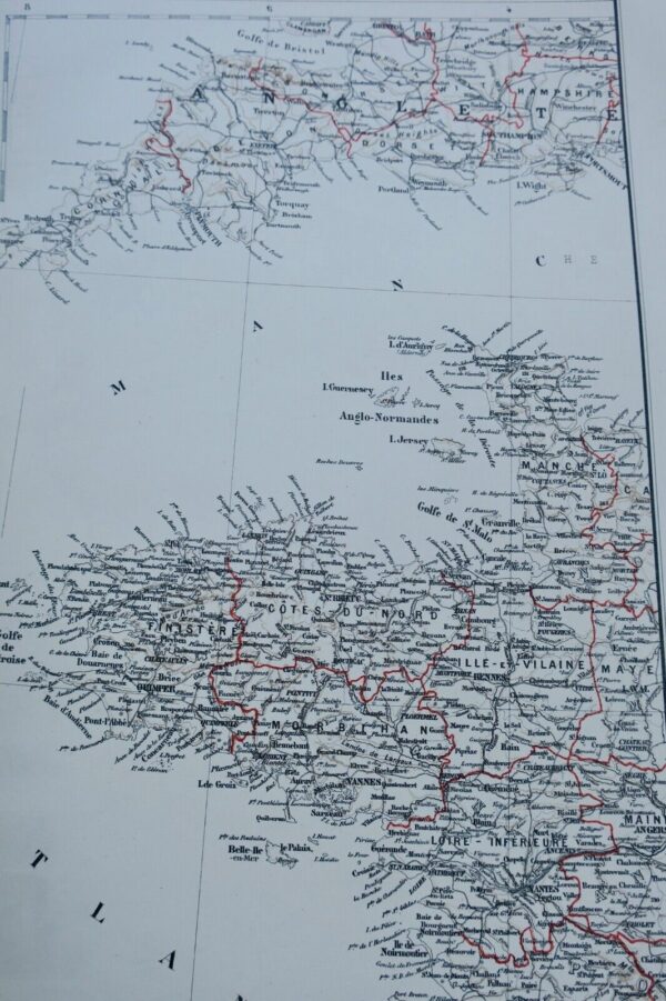 Géographie Atlas de géographie, physique, politique et historique 1896 – Image 12