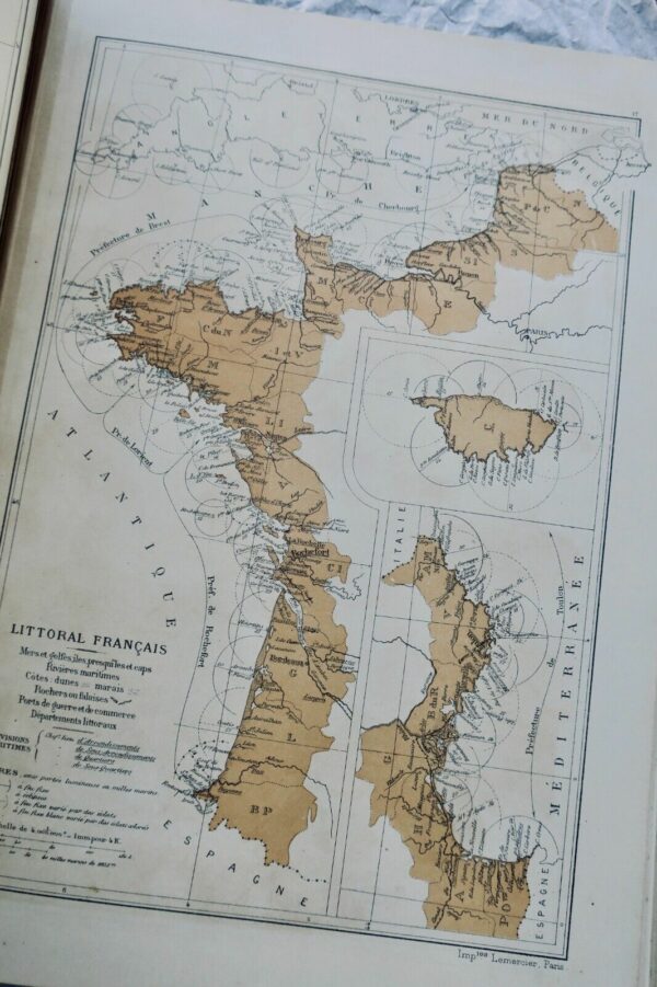 Géographie Atlas de géographie, physique, politique et historique 1896 – Image 17